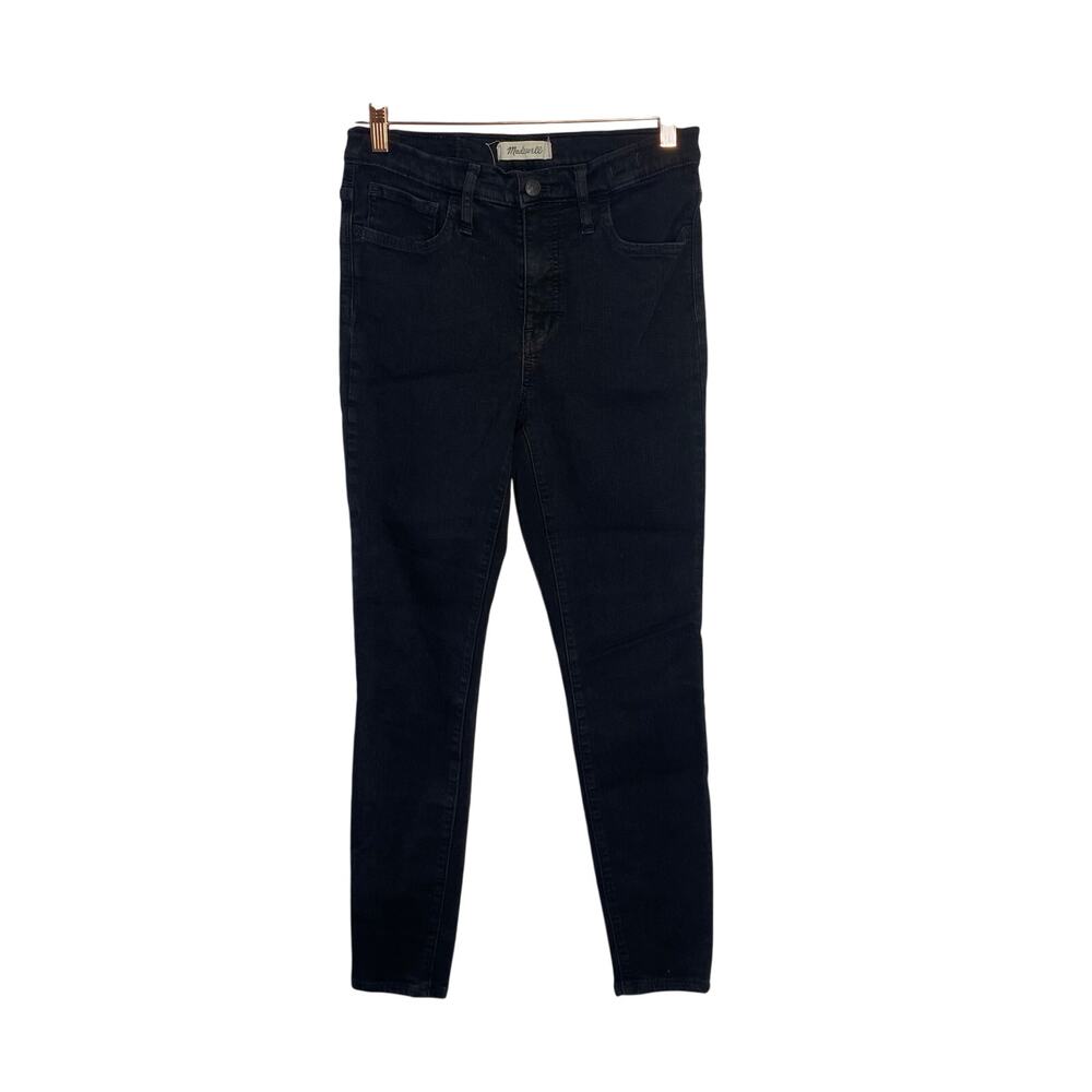 Madewell Roadtripper Jeans Sz 28 Black Skinny High Waisted